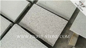 Flamed Rebated Bullnose G603 Sesame White, Salt & Pepper, Padang White, White Granite Flamed Dropface Bullnose Pool Pavers/Cut to Size/Slabs/Flooring/Walling/Pavers/Granite