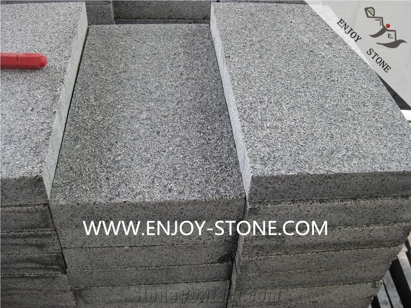 Flamed Surface G654, Pangda Dark/Sesame Black/China Nero Impala/Dark Grey Granite Tiles&Slabs for Wall Covering,Flooring