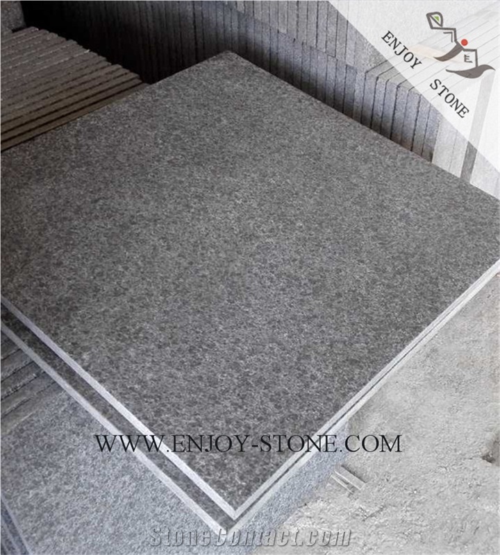 Flamed Tile G684 Fuding Black, Black Basalt, Black Pearl Basalt, Black Basalt, Flamed Tile/Cut To Size,Flamed Slabs/Flooring/Walling/Pavers