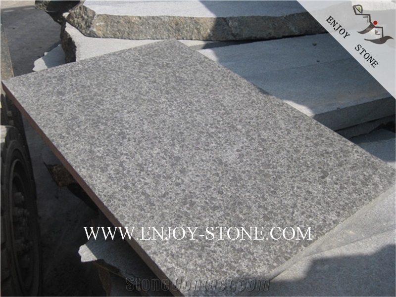Flamed Tile G684 Fuding Black, Black Basalt, Black Pearl Basalt, Black Basalt, Flamed Tile/Cut To Size,Flamed Slabs/Flooring/Walling/Pavers