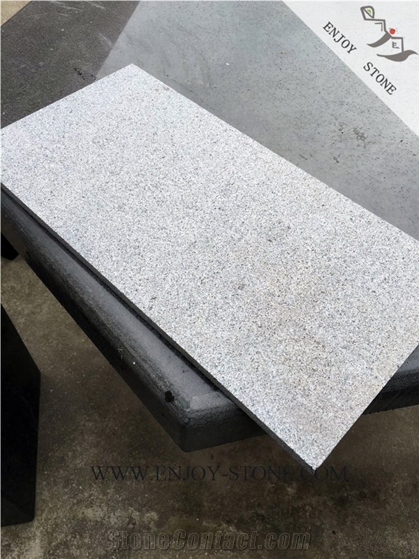 Flamed Tiles G603 Sesame White, Salt & Pepper, Padang White, White Granite Flamed Tiles Pool Pavers/Cut to Size/Slabs/Flooring/Walling/Pavers/Granite