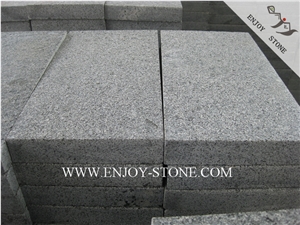 Flamed Tiles G654 Sesame Black, Padang Grey, Sesame Grey, Sesame Gray, Flamed Tiles/Cut to Size/Slabs/Flooring/Walling/Pavers/Granite