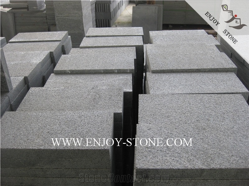 Flamed Tiles G654 Sesame Black, Padang Grey, Sesame Grey, Sesame Gray, Flamed Tiles/Cut to Size/Slabs/Flooring/Walling/Pavers/Granite