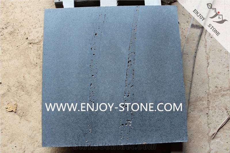 Fujian Zhangpu Bluestone,Grey Basalto with Cat Paws/Honeycombs,Honed Basaltina/China Andesite Tiles&Slabs