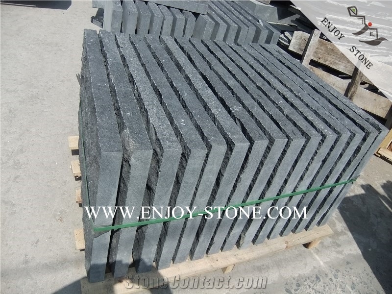 G684 Black Pearl Basalt,Fuding Black,Natural Split Surface Tiles&Slabs for Wall Covering,Flooring,Outdoor/Exterior Decoration