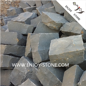 G685 Zhangpu Black Basalt Cobble Stone,Zhangpu Black Basalt Cobblestone,Cubestone for Patio, G685 Black Basalt, Garden Stepping,Paving Stone Basalt