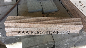 Grooved Tiles G682 Golden Yellow,Golden Rust, Rustic Yellow , Golden Granite,Yellow Granite,Grooved Tile/Cut to Size, Slabs/Flooring/Walling/Pavers/Granite Pillar
