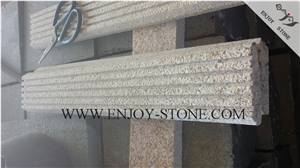 Grooved Tiles G682 Golden Yellow,Golden Rust, Rustic Yellow , Golden Granite,Yellow Granite,Grooved Tile/Cut to Size, Slabs/Flooring/Walling/Pavers/Granite Pillar