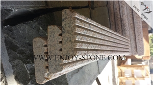 Grooved Tiles G682 Golden Yellow,Golden Rust, Rustic Yellow , Golden Granite,Yellow Granite,Grooved Tile/Cut to Size, Slabs/Flooring/Walling/Pavers/Granite Pillar
