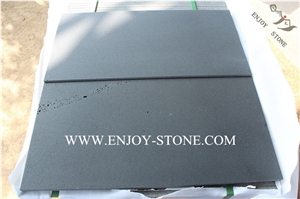 Hainan Black Basalt with Cats Paws/Honeycombs,Antiqued/Leathered/Brushed Hainan Black Bluestone,Inca Black Tiles&Slabs for Wall Cladding,Flooring