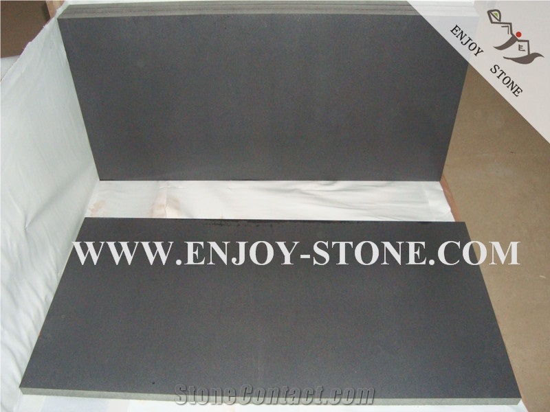 Hainan Black, Black Basalt Tiles and Slabs, Bluestone Tiles, Basalt with Catpaws, Honeycomb, Micro Hole Basalt, Andesite Tiles, Lavastone Tiles, Honed, Filled, Cut to Size