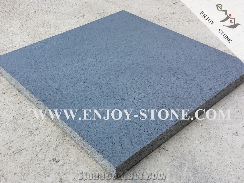 Hainan Black,Black Basalt Tiles,Bluestone Tiles,Basalt with Catpaws,Honeycomb，Micro Hole Basalt,Andesite Tiles,Lavastone Tiles