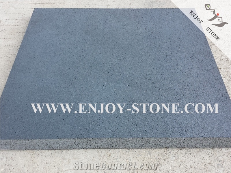 Hainan Black,Black Basalt Tiles,Bluestone Tiles,Basalt with Catpaws,Honeycomb，Micro Hole Basalt,Andesite Tiles,Lavastone Tiles