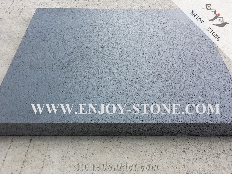 Hainan Black,Black Basalt Tiles,Bluestone Tiles,Basalt with Catpaws,Honeycomb，Micro Hole Basalt,Andesite Tiles,Lavastone Tiles