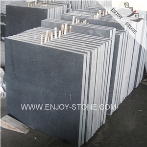 Honed Finish China Fujian G684 Black Granite,Raven Black,Black Rain Granite,Beauty Black Flooring Tiles,Slabs,Pavers