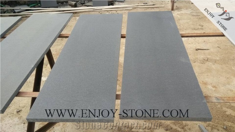Honed Hainan Black Basalt,Black Basalt,Hn Basalt,Honed Slabs Basalt Strip/Tiles/Cut to Size/Slabs/Flooring/Walling/Pavers