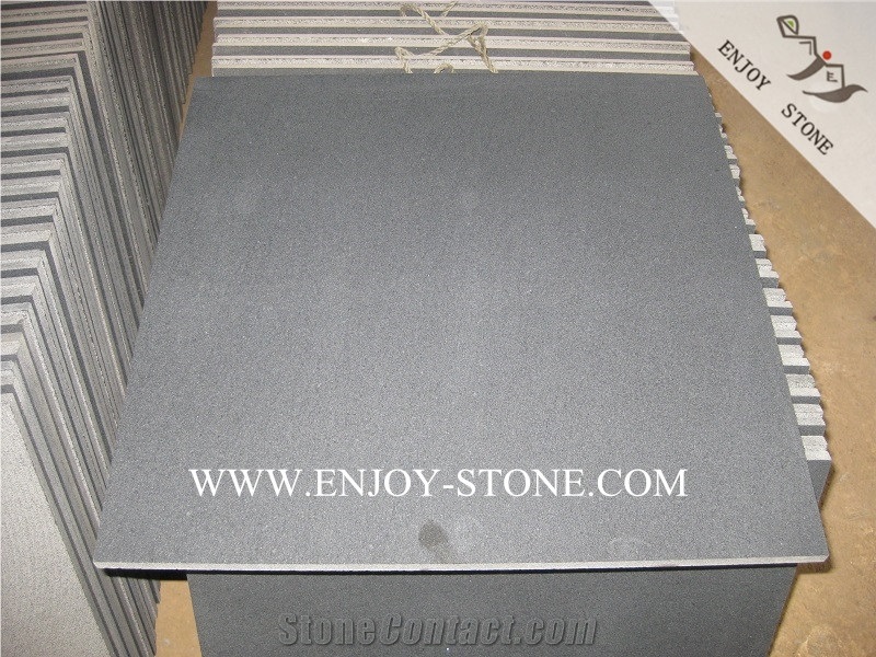 Honed Hainan Black Basalt,Dark Basalt,Basalto Tiles&Slabs,Black Basalt Wall Covering Tiles,Lava Stone Floor Tiles