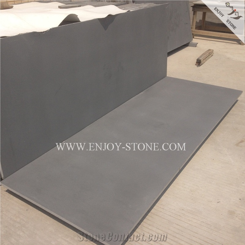 Honed Hainan Grey Basalt Slab,Basalto,Basaltina,Andesite Stone,Lava Stone Slab for Walling,Flooring,Cladding
