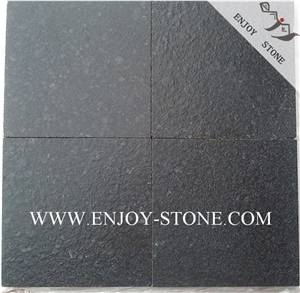 Leathered Tile G684 Fuding Black, Black Basalt, Black Pearl Basalt, Black Basalt, Leathered Tile/Cut to Size,Leather Slabs/Flooring/Walling/Pavers