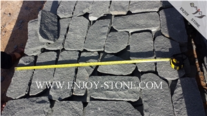 Natural Split Crazy Paver G612 Olive Green,Zhangpu Green, Green Granite, Natural Split Crazy Paver Tiles/Cut to Size/Flooring/Walling/Pavers/Granite