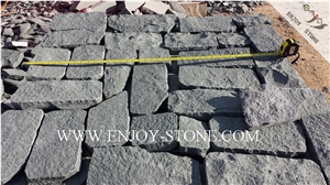 Natural Split Crazy Paver G612 Olive Green,Zhangpu Green, Green Granite, Natural Split Crazy Paver Tiles/Cut to Size/Flooring/Walling/Pavers/Granite