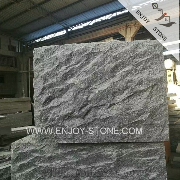 Natural Split G684 Black Basalt,Curbstone,Landscaping and Garder Stone