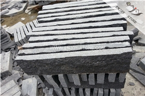 Natural Split G684 Black Basalt,Curbstone,Landscaping and Garder Stone