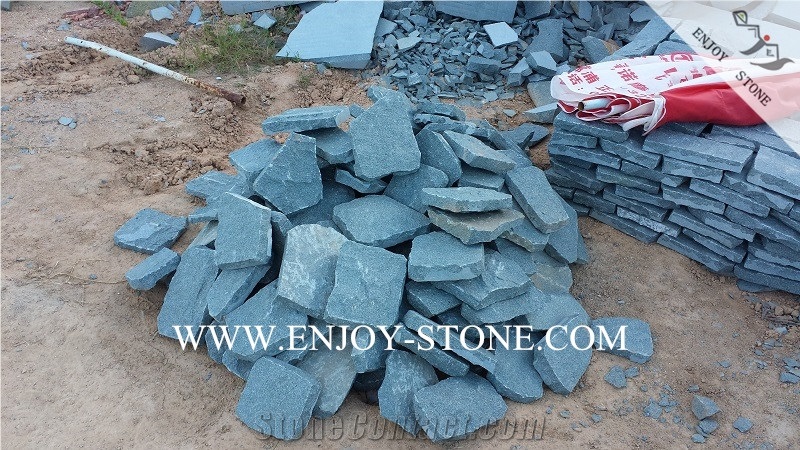 Oliver Green Granite Pavers,Crazy Paver Stone,G612 All Sides Natural Split Garden Stepping Pavements,Driveway/Walkway Paving Stone
