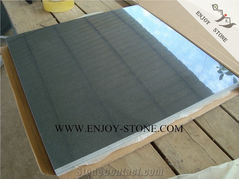 Polished Light Basalt Tiles,Grey Basalto Floor Tiles and Slabs,Hainan Grey Basalto,China Basaltina Andesite Stone