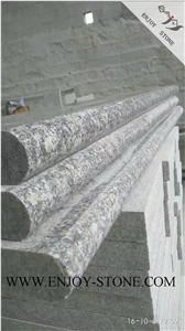 Polished Rebated Bullnose G603 Sesame White, Salt & Pepper, Padang White, White Granite Polished Rebated Bullnose Tiles Pool Pavers/Cut to Size/Slabs/Flooring/Walling/Pavers/Granite