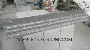 Polished Rebated Bullnose G603 Sesame White, Salt & Pepper, Padang White, White Granite Polished Rebated Bullnose Tiles Pool Pavers/Cut to Size/Slabs/Flooring/Walling/Pavers/Granite
