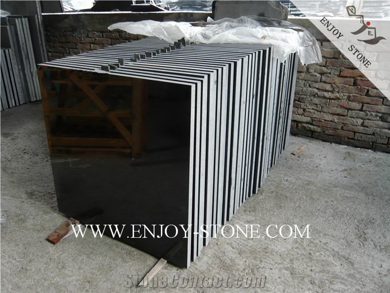 Polished Tile G684 Fuding Black, Black Basalt, Black Pearl Basalt, Black Basalt, Polished Tile/Cut to Size,Polished Slabs/Flooring/Walling/Pavers
