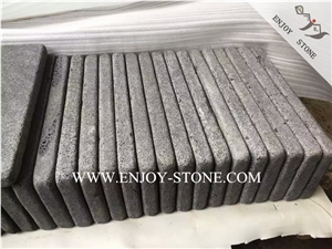 Sawn Cut/Machine Cut&Tumbled Hainan Black Bluestone Cobble Stone,Cube Stone,Driveway Paving,Walkway Pavers,Courtyard Road Pavers