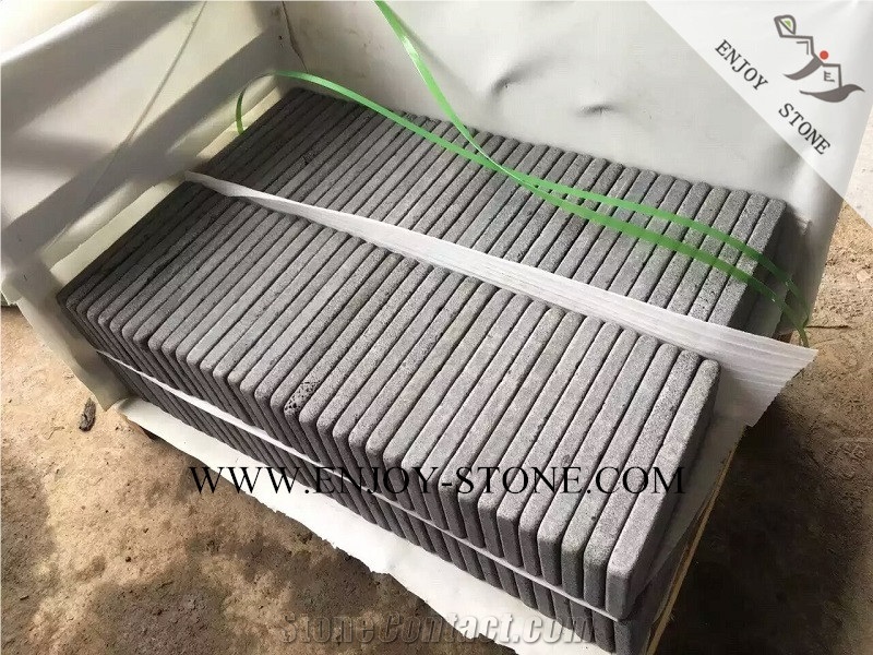 Sawn Cut/Machine Cut&Tumbled Hainan Black Bluestone Cobble Stone,Cube Stone,Driveway Paving,Walkway Pavers,Courtyard Road Pavers