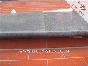 Zhangpu Bluestone Swimming Pool Coping,Honed Basalto with Cat Paws/Honeycombs Pool Deck Drain,Bullnose Rebated Pool Terraces