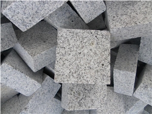 G603 Granite Cobbles, Grey Granite Cube Stone,Paver, Floor Covering , Cobble Stone, Garden Pavements, Cube Stone, Driverway Paving Stone