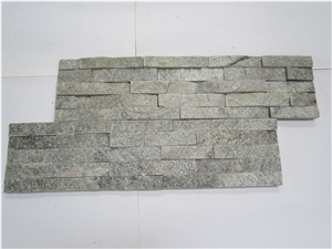 Green Quartzite, panel, split face stone, Culture Stone