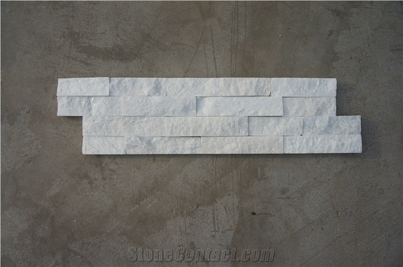 White Quartzite, White Panel, Split Face,Culture Stone, Nature Stone