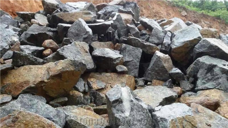 Chinese Reclamation Stone Blocks, Chinese Masonry Protection Granite Blocks Of Slope