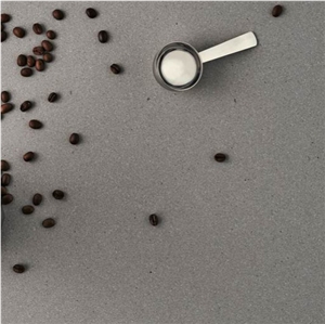 D4003 Sleek Concrete Light Grey Quartz Stone with Matt Finish for Both Kitchen Bathroom and Comercial Sector Countertop Worktop and Bench Top
