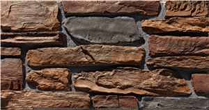Brown Art Series Cement Artificial Stone Wall Panels