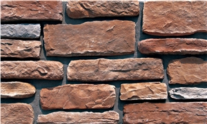 Brown Art Series Cement Artificial Stone Wall Panels