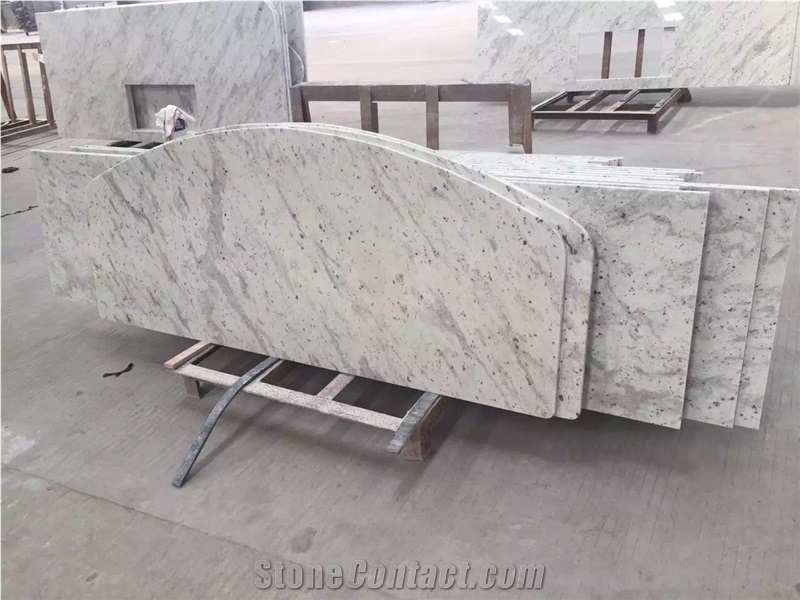 Andromeda Granite Kitchen Bar Countertop,Custom White Granite Worktops,Kitchen Island Tops