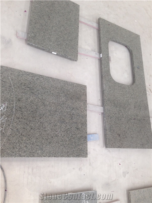 Customized Kitchen Countertop Natural Stone Granite Stone Kitchen Tops Splicing Counter Top