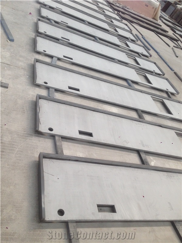 Customized Stone Kitchen Tops/ Engineered Quartz Stone Kitchen Countertops/ Granite Kitchen Tops/Natural Stone Kitchen Tops with Plug Design