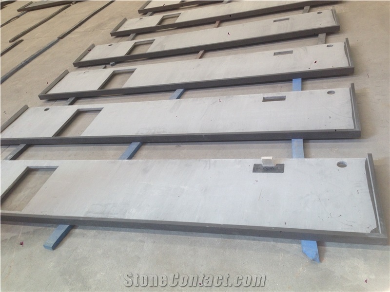 Customized Stone Kitchen Tops/ Engineered Quartz Stone Kitchen Countertops/ Granite Kitchen Tops/Natural Stone Kitchen Tops with Plug Design