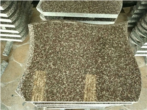 G664 Poland Monument, Luoyuan Bianbrook Brown, Black Spots Brown Granite, Copper Brown, Fu Rose Granite Western Style Monuments and Headstone, Gravestones, Tombstone