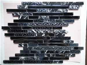 Glass Mosaic, Resin and Ceramic Wall and Floor Mosaic -For Luxury Hotel Commercial Project Use
