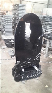 Hebei Apsolute Black Tombstones, Hebei Apsolute Black Tombstones for Easteurope Stile, Hebei Apsolute Black Tombstones Series for Usa, Hebei Apsolute Black Tomstones for Russia Market Specila Series