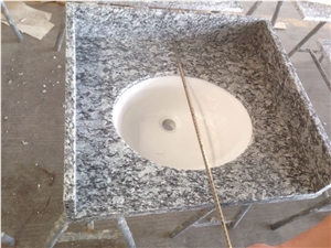 High Quality Seaflower Granite Countertops Customized Bathroom Vanity Tops Bath Top with Splashes